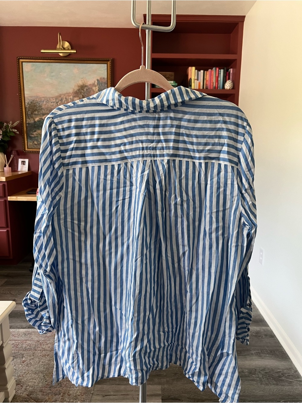 Ruby Rd. Striped Button-Front Shirt - Picture 4 of 4